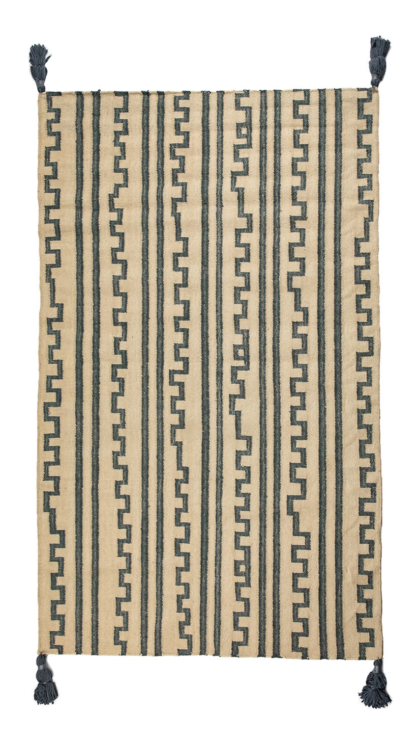 Chanda Hand Block Printed Cotton Rug