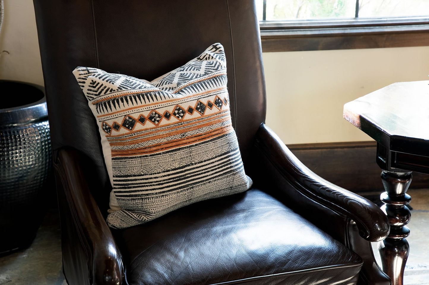 Hand Block Printed Cotton Cushion