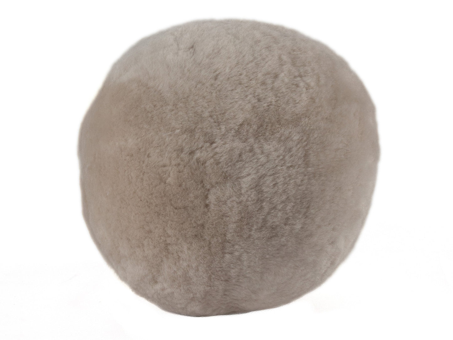 Shorn Sheepskin Ball Cushion