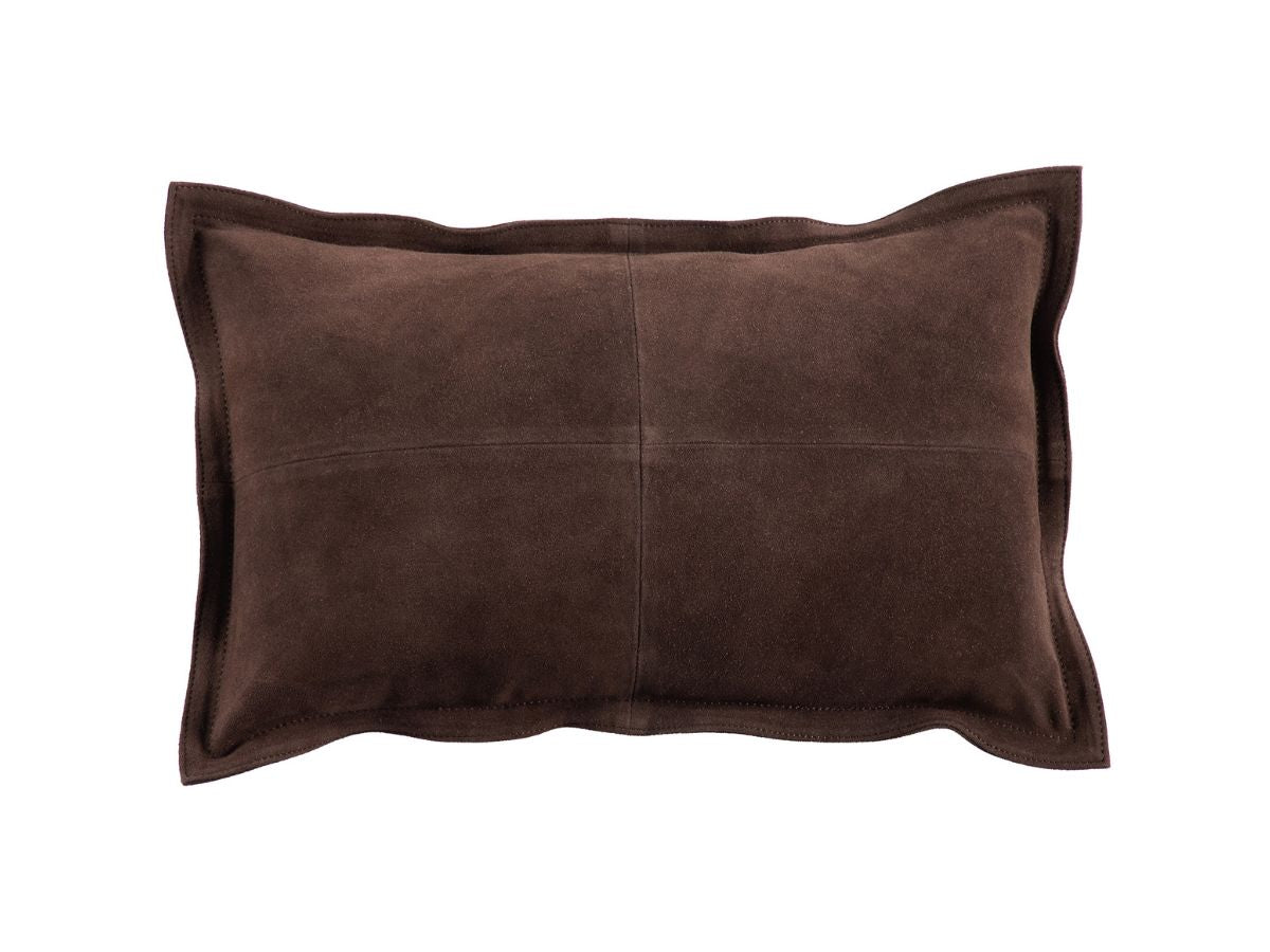Suede Leather Cushion