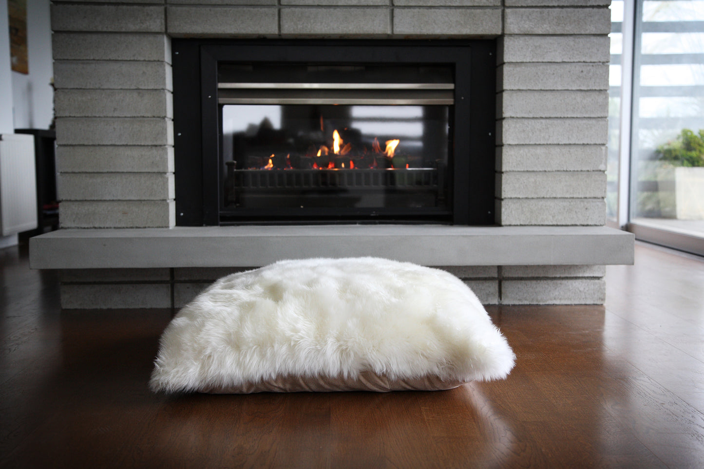 Long Wool Floor Cushion