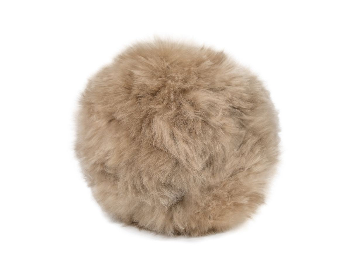 Suri Alpaca Ball Cushion