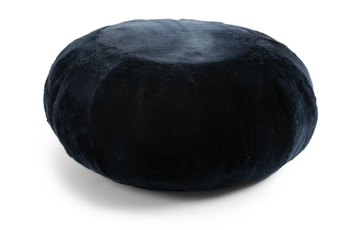 Dark Navy Ottoman