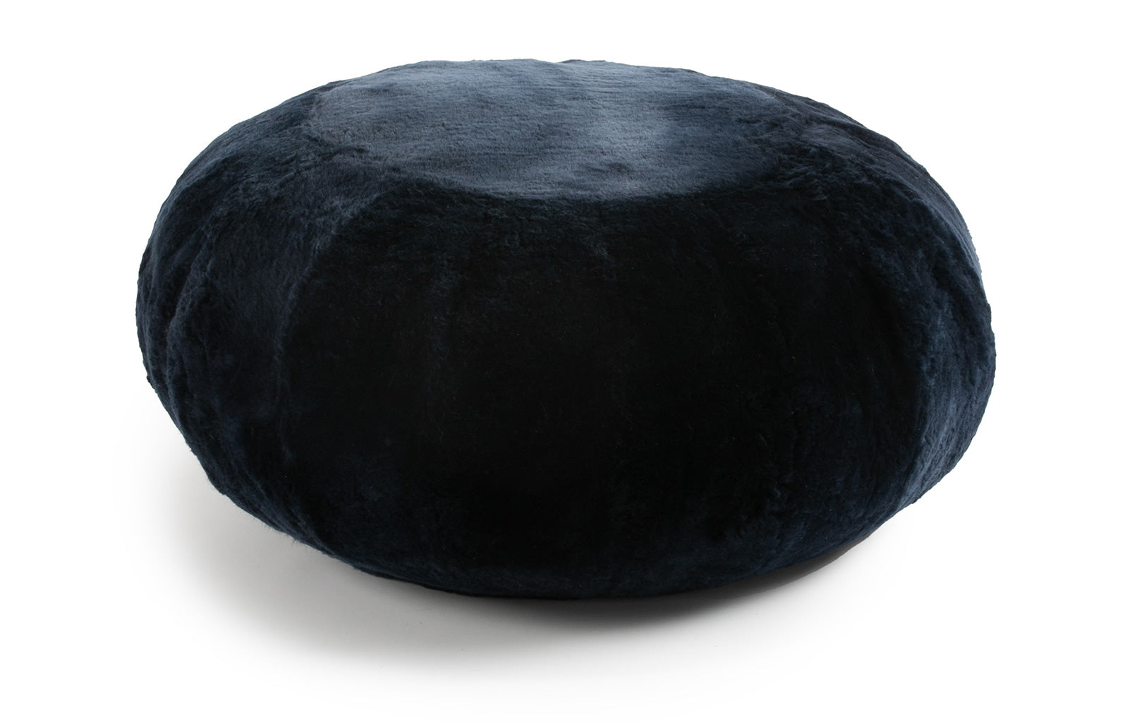 Dark Navy Ottoman