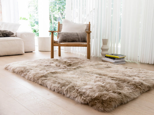 Long Wool Area Rug