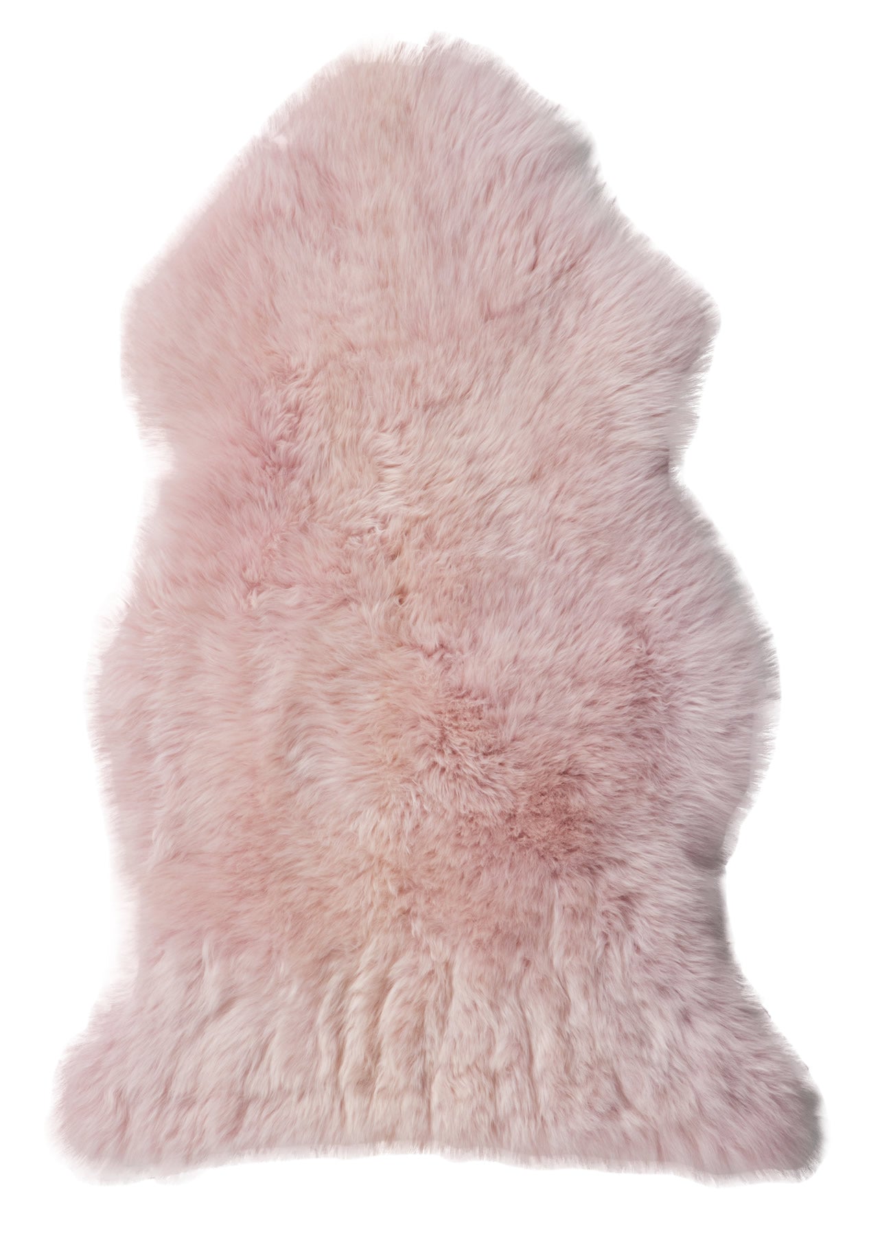 Powder Rose Single Sheepskin Rug