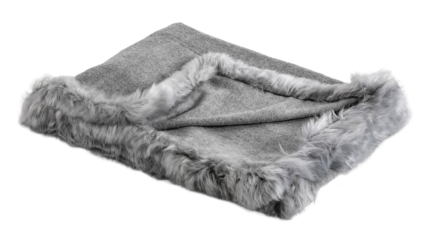 Alpaca Throw Luxe - Glacier