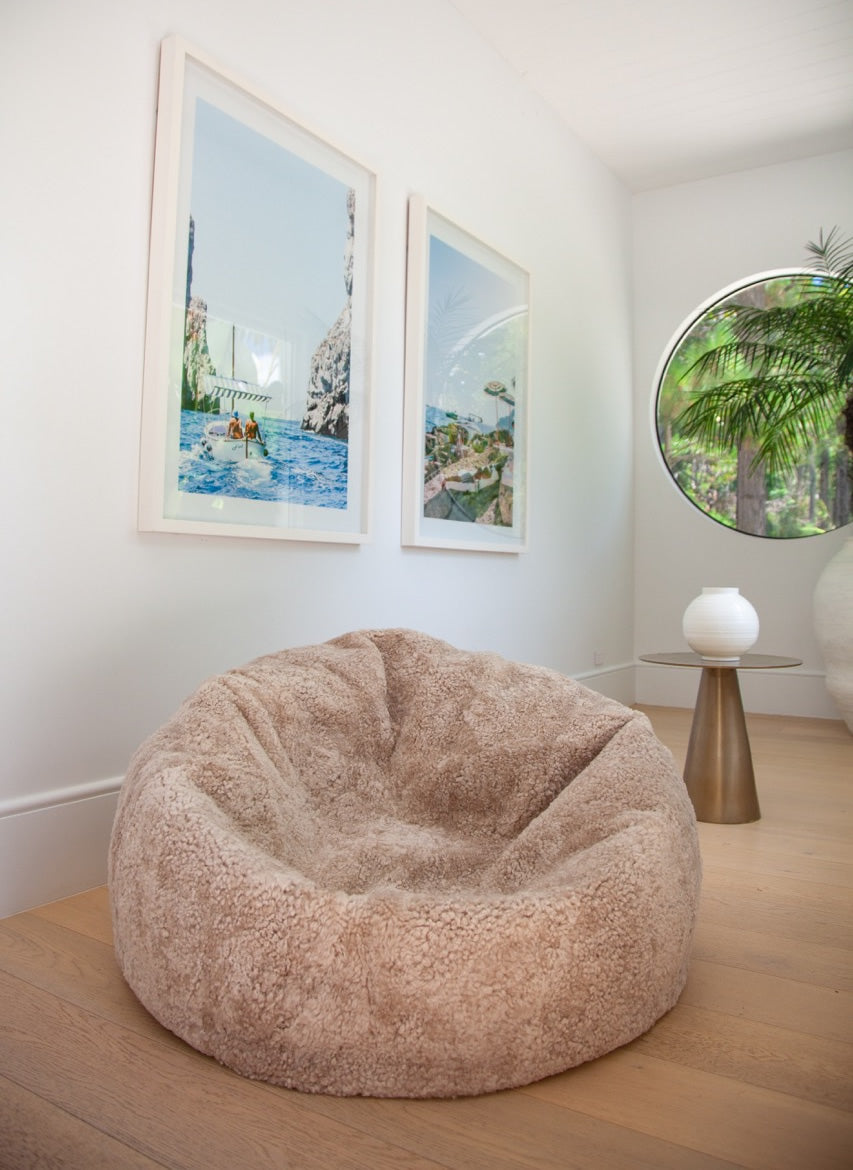 Oatmeal bean bag