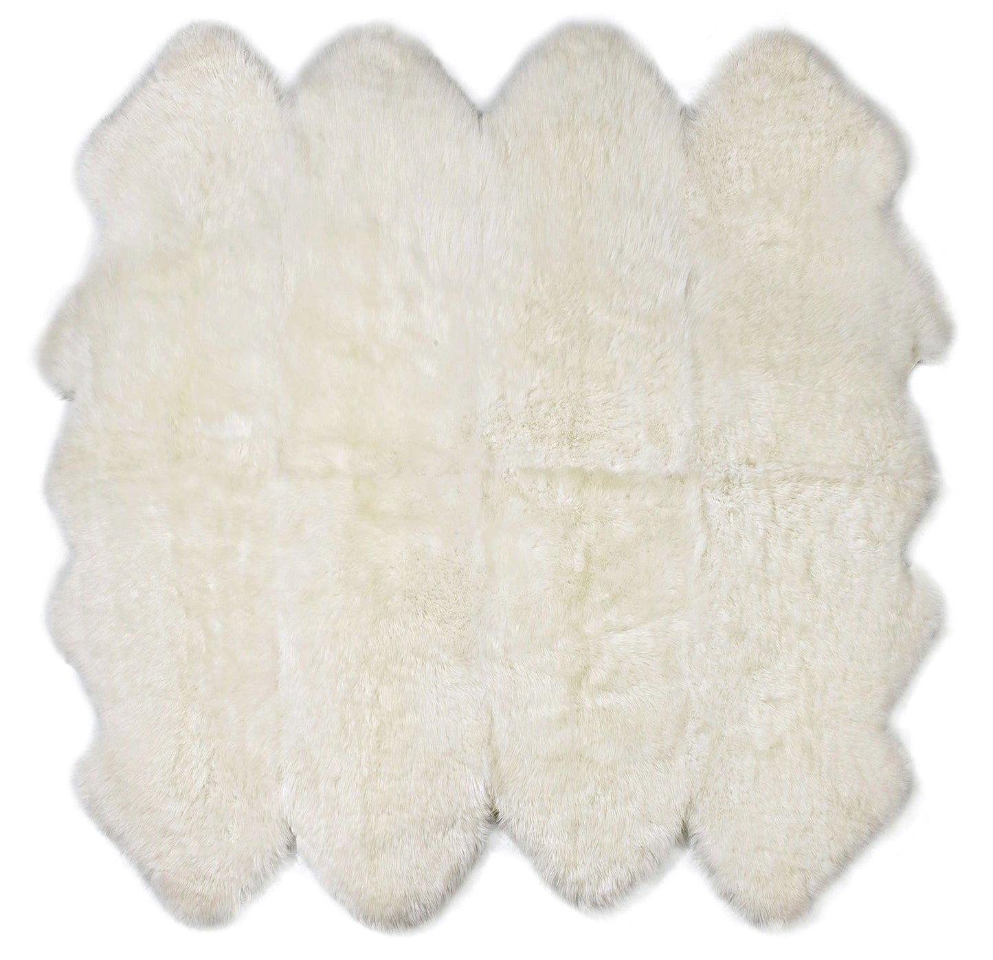 Ivory Octo Sheepskin Rug