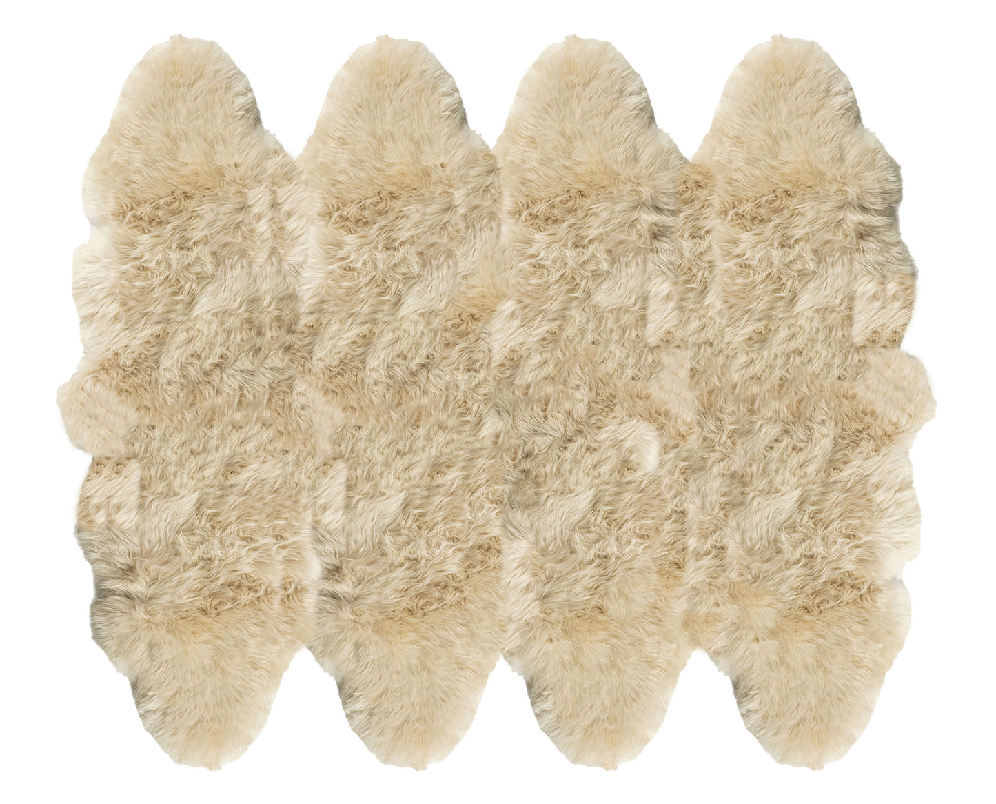 Bisque Octo Sheepskin Rug