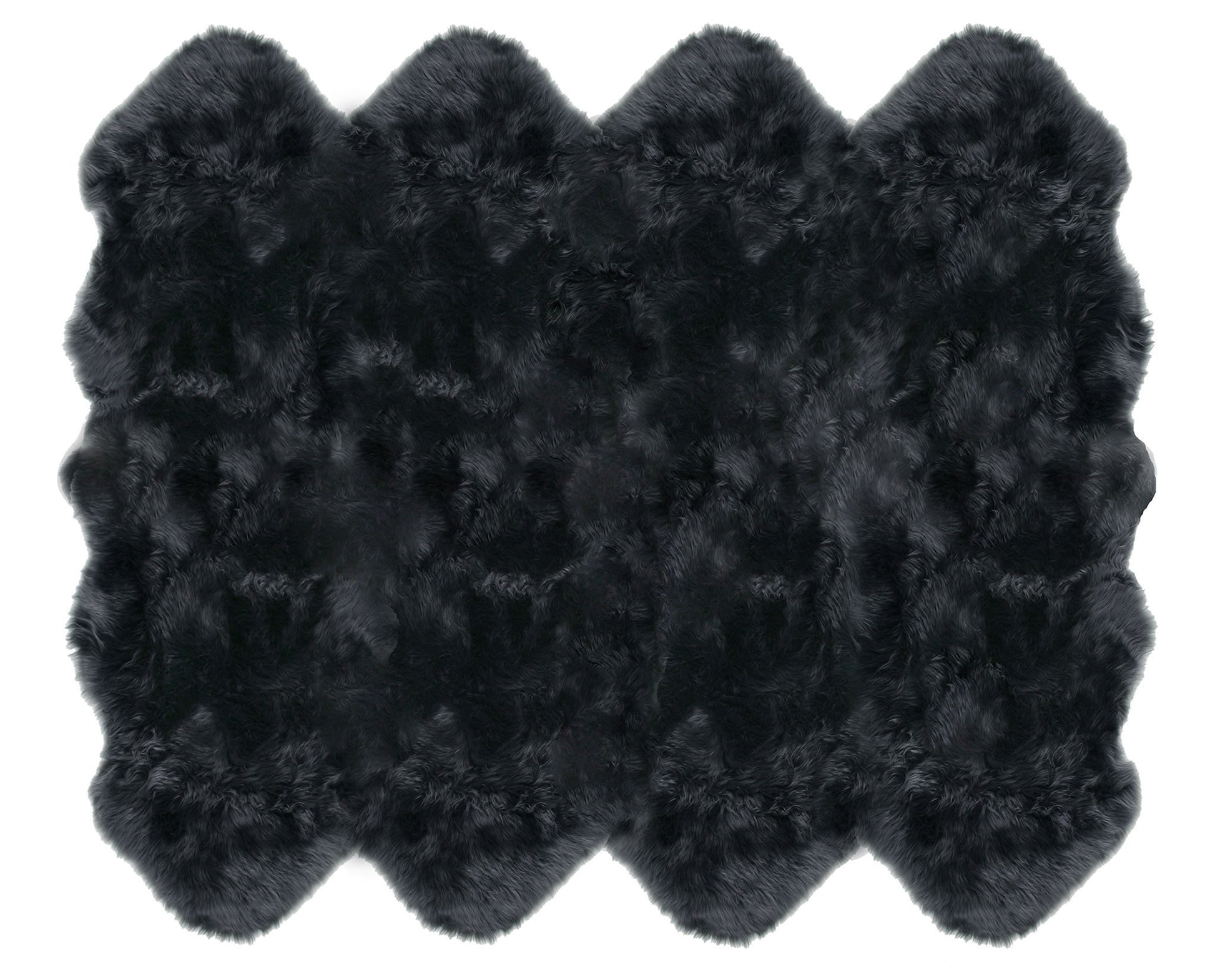 Steel Octo Sheepskin Rug