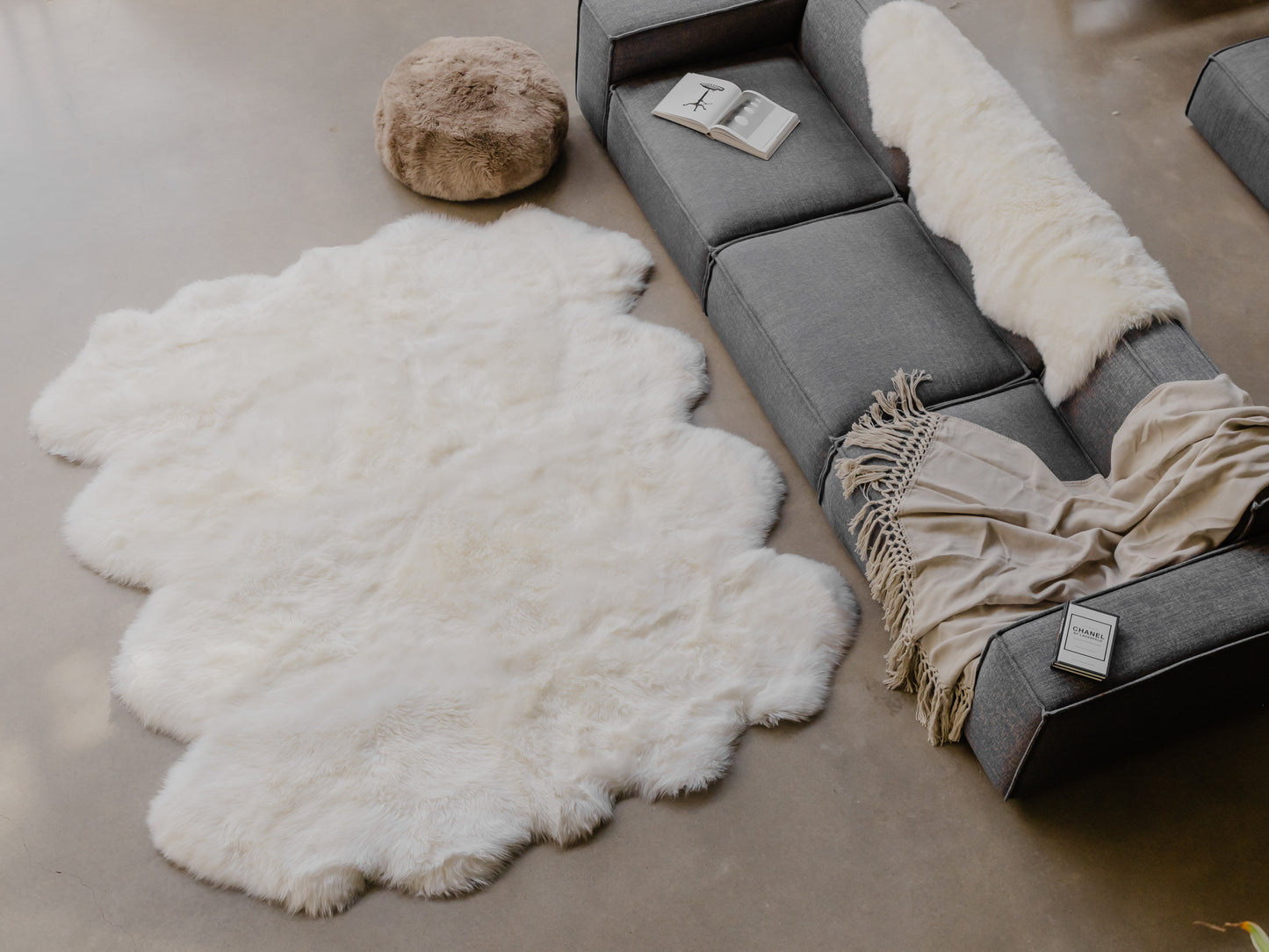 Long Wool Octo Rug Standard