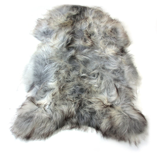 Natural Grey Arctic Sheepskin Single