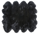 Black Octo Sheepskin Rug